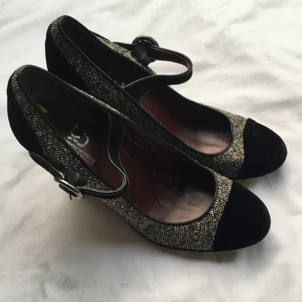 Grigiarancio Elegant Black and Gray Women's Shoes